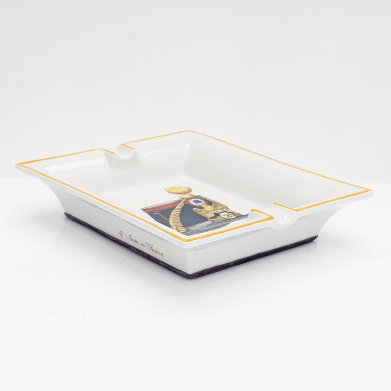 Hermès, ashtray, porcelain, Paris, France.