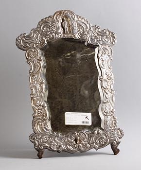 BORDSSPEGEL, silver, rokokostil, 1800-tal, sydeuropa.