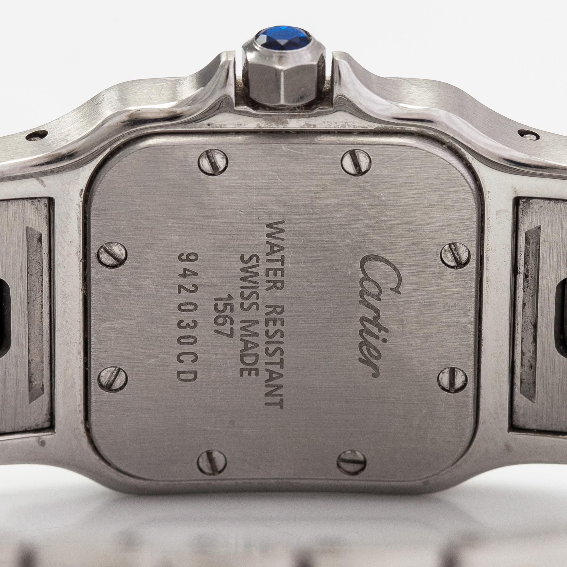 Cartier, Santos, armbandsur, 23,5 mm.