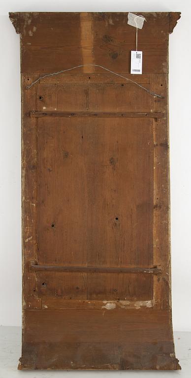 A late Gustavian mirror, circa 1800.