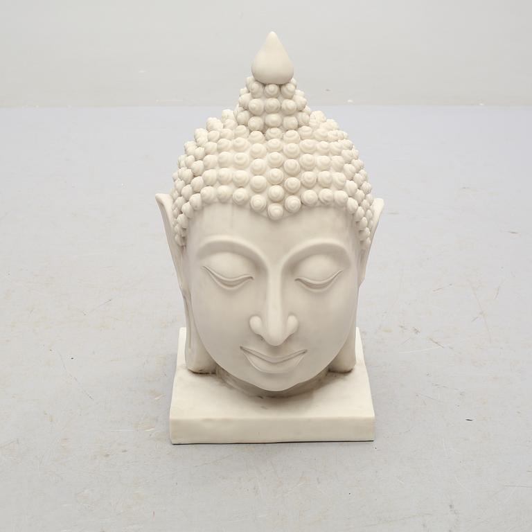 BUDDHAHUVUD, gjutmassa, 1900-talets andra hälft.