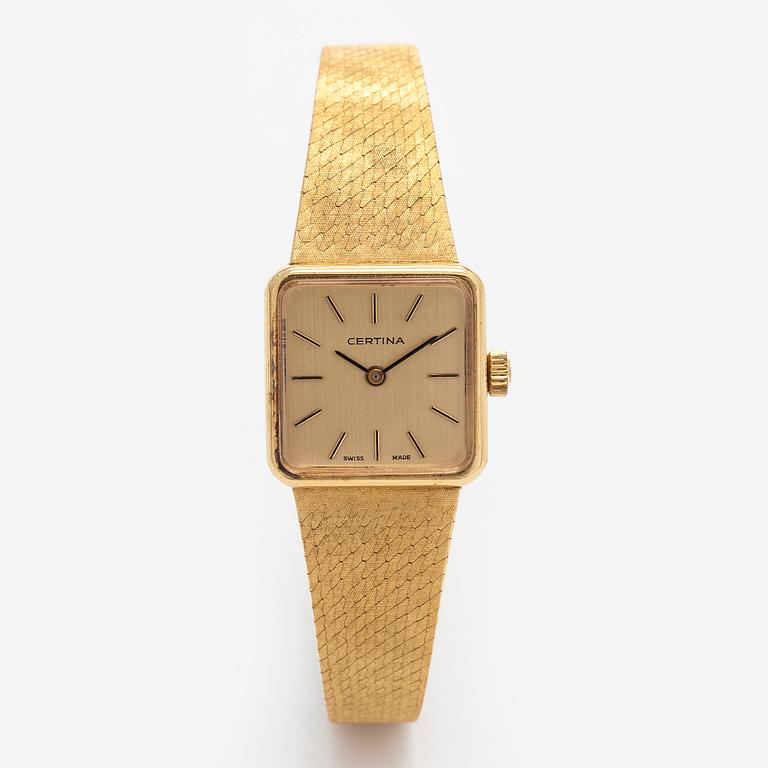 Certina, wristwatch, 19 x 19 mm.