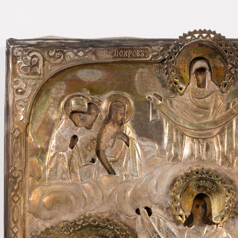 IKON I KIOTA, S:t Petersburg  daterad 1877, Ryssland.