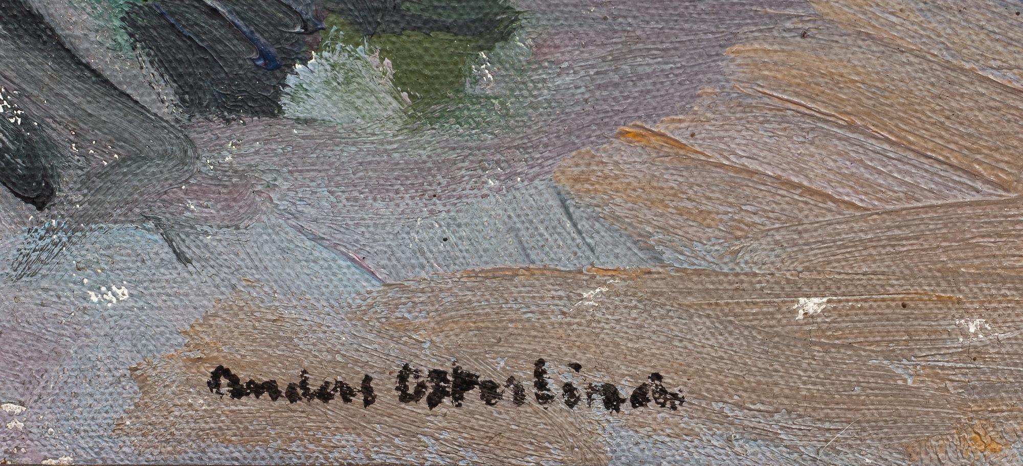 ANDERS OSTERLIND, olja på duk, sign.