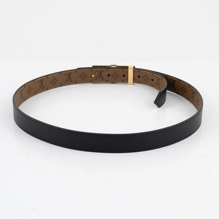 Louis Vuitton, "Dauphine Reversable" belt, size 85/34.