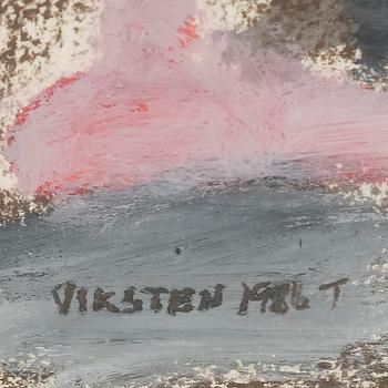 HANS VIKSTEN, Gouache, signerad och daterad 1986.