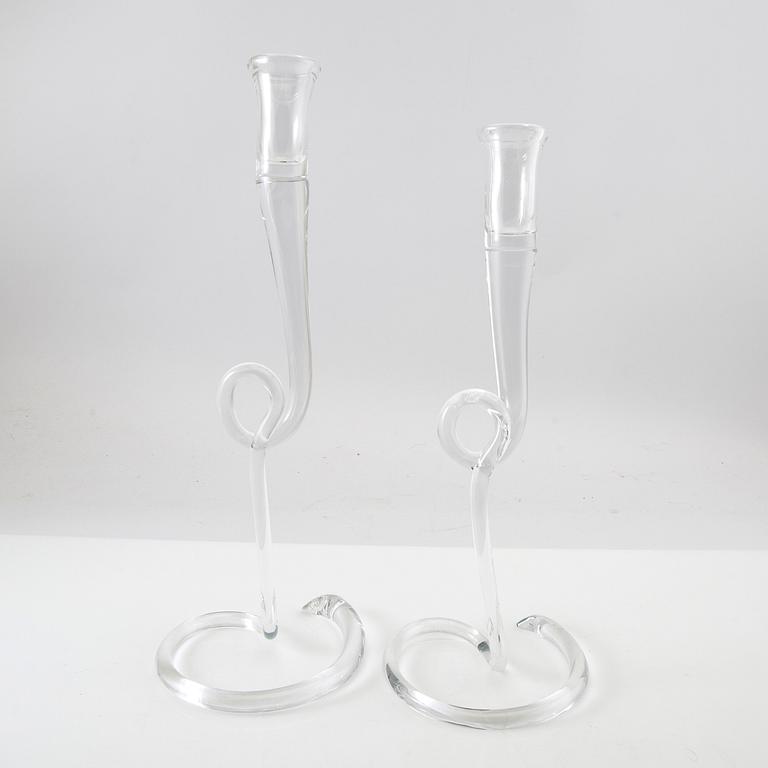 Lisa Hilland, Ljusstakar "Sprout" ett par, i samarbete med Reijmyre Glasbruk.