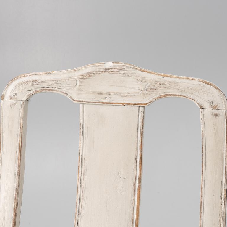 A pair of late Baroque chairs, 18th century.