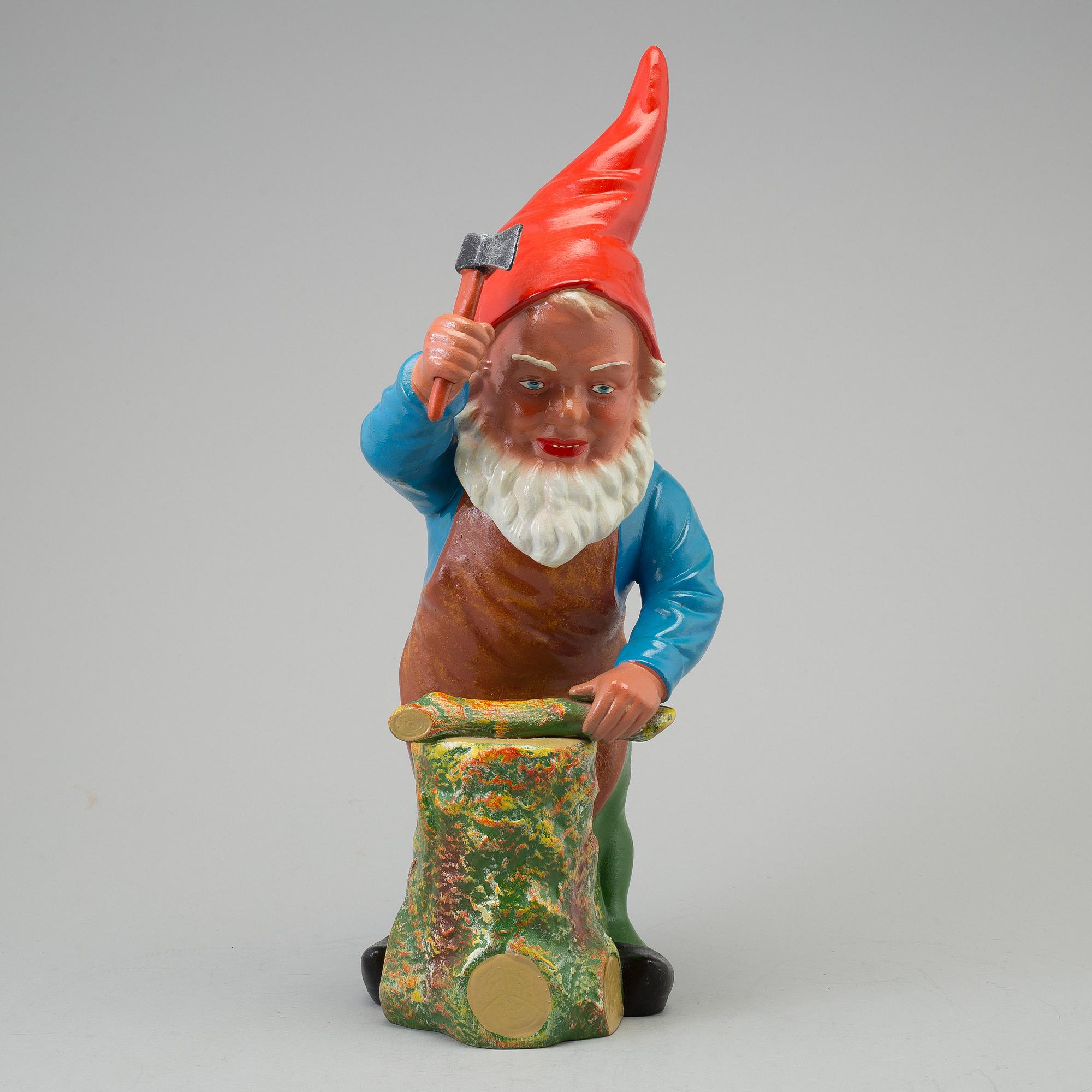 TOMTE, målad terracotta, 1900-tal.