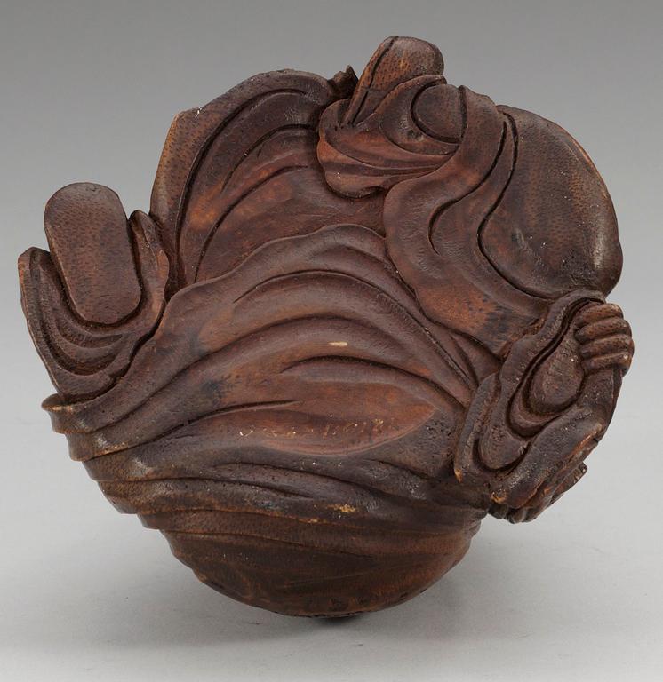 A carved bamboo figure of Do Fan So, Qing dynasty (1644-1912).