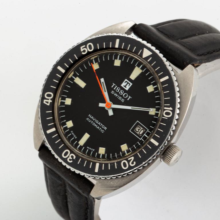 Tissot, Navigator, wristwatch, 36.5 mm.