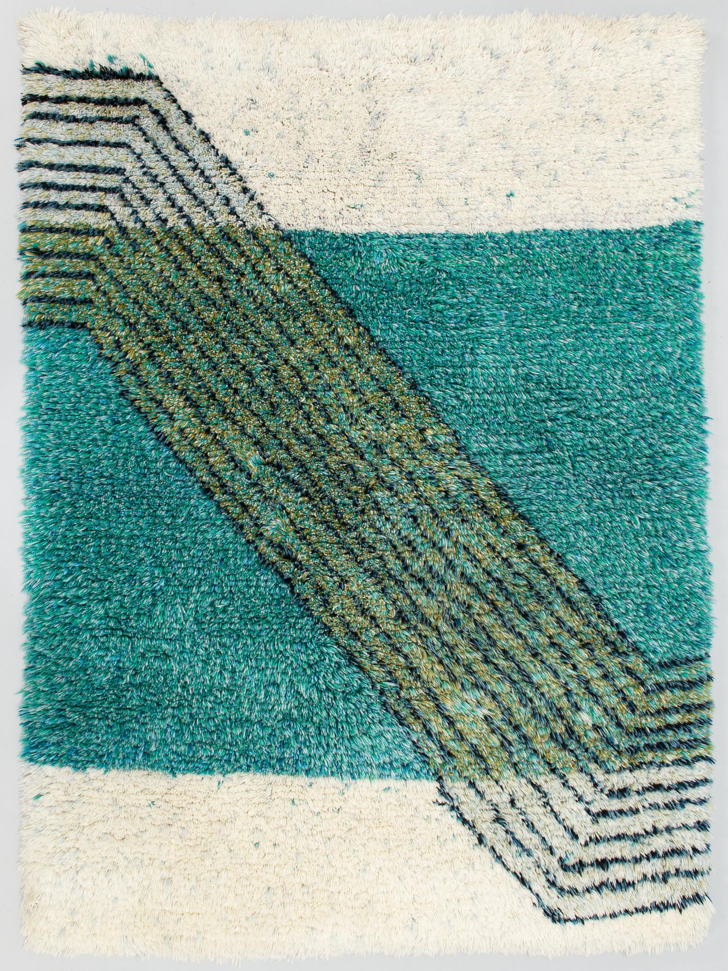 Katri Mattila, ryijy, Malli Ryijypalvelu. Noin  160x115 cm.