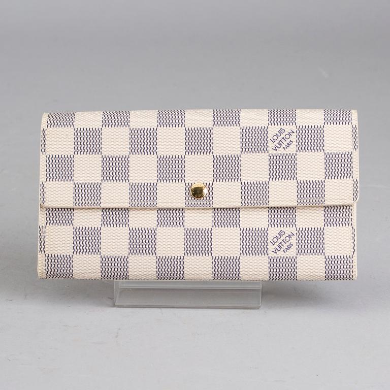 LOUIS VUITTON, "Damier Azur Sarah Wallet", plånbok.