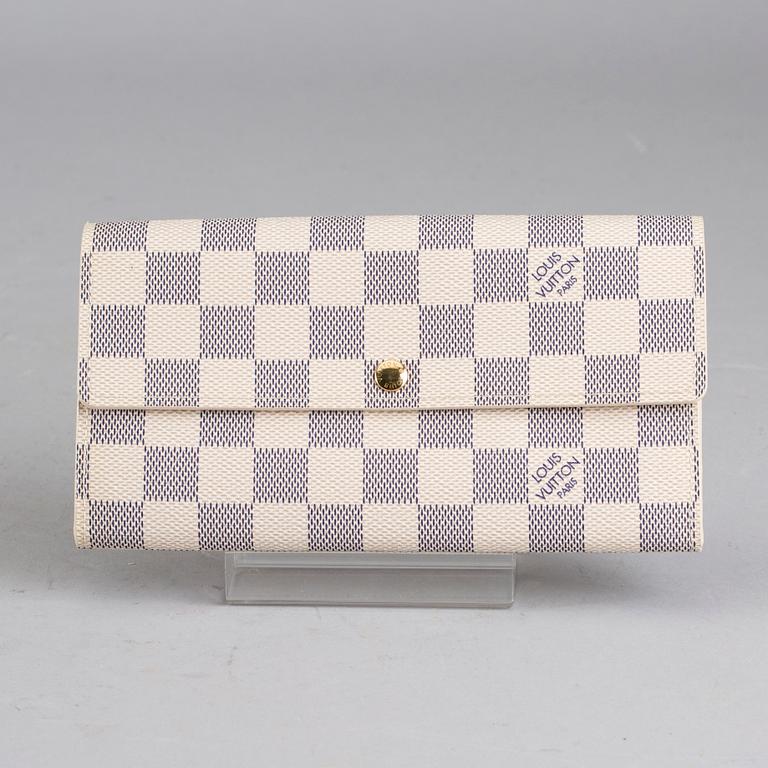 LOUIS VUITTON, "Damier Azur Sarah Wallet", wallet.