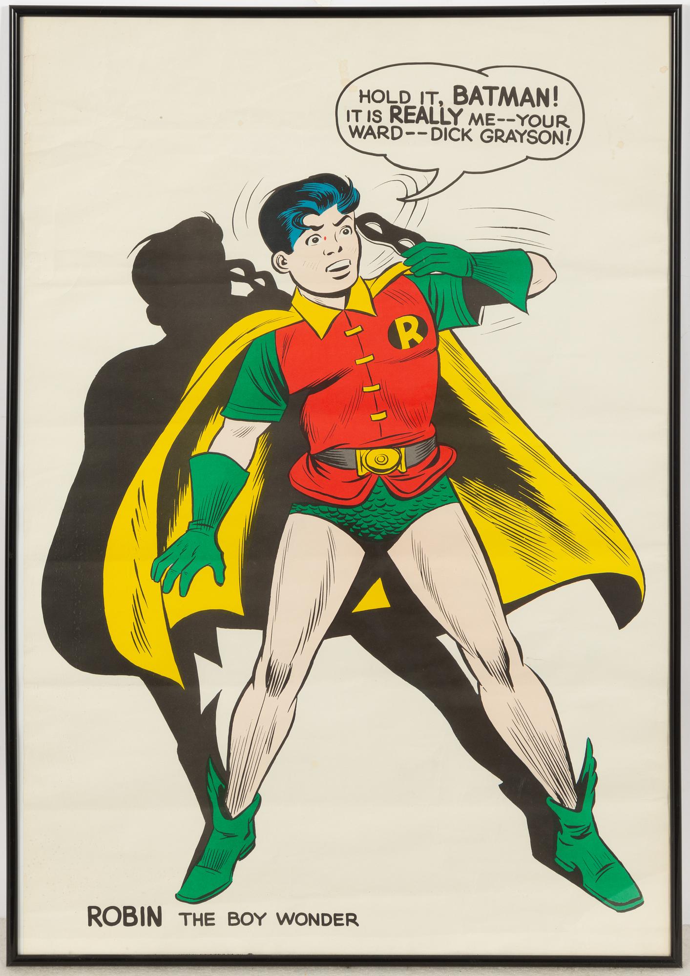 Affisch, "Robin the Boy Wonder", G & F Posters NYC, National Periodical Publications Inc, 1966.