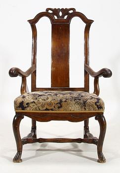 KARMSTOL, senbarock, 1700-talets första hälft.