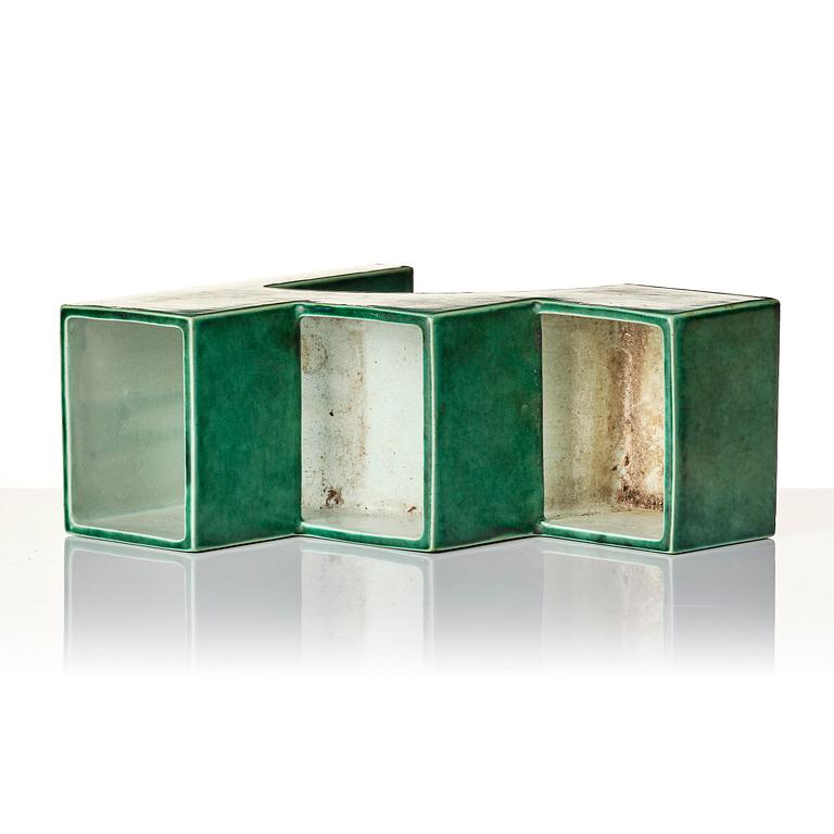 Wilhelm Kåge, a rare "Puzzle" cactus planter model 975/9, Gustavsberg, 1930s.