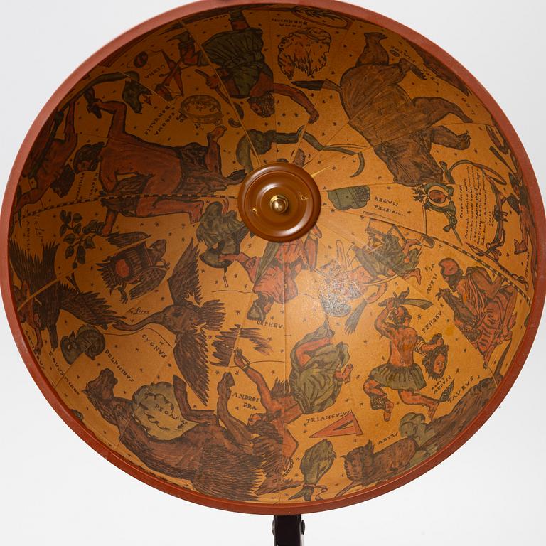 Bar globe, late 20th century.