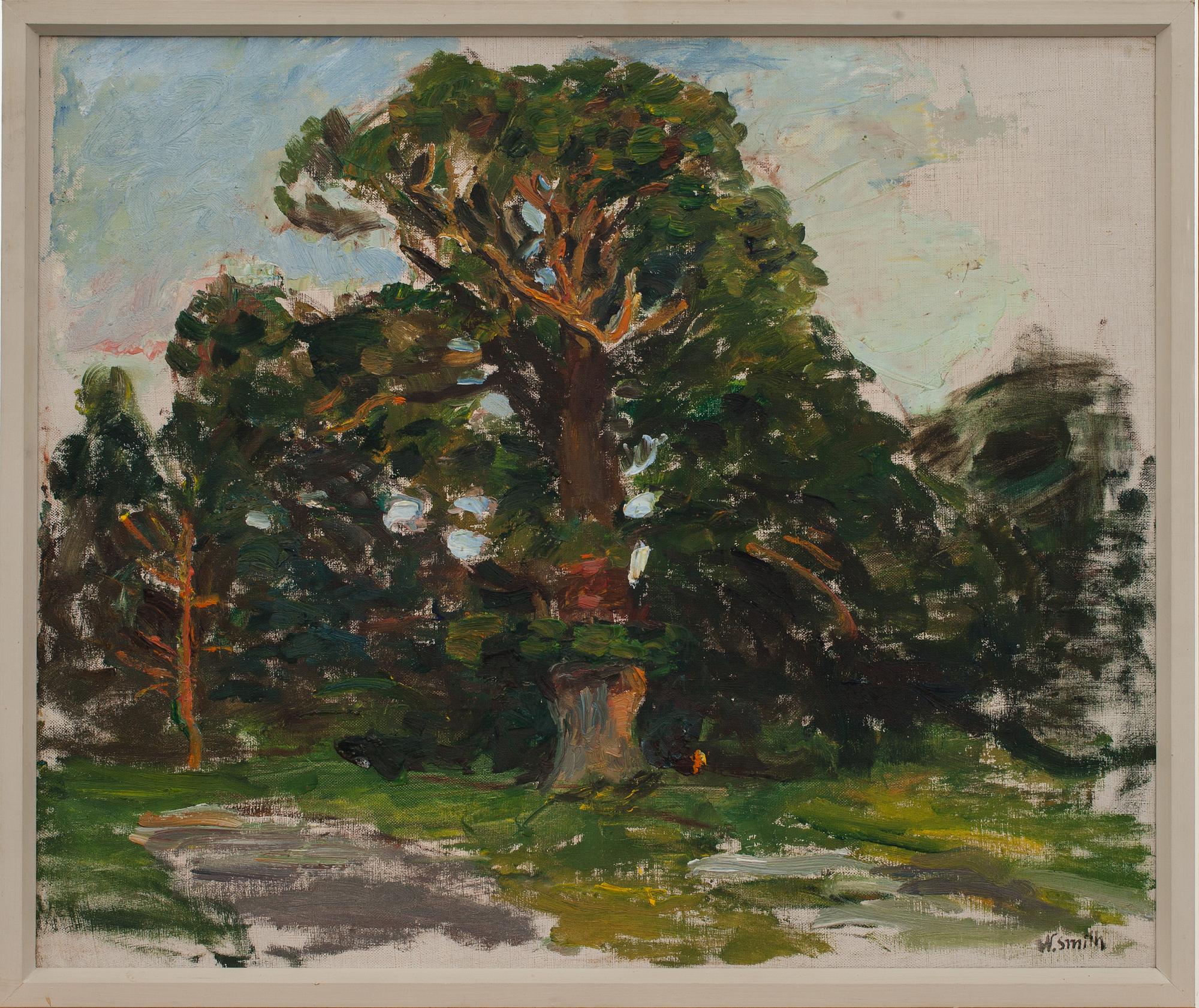 WILHELM SMITH, olja på duk. Signerad.