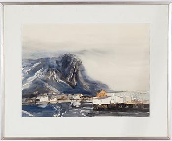 Lars Lerin, "Svalbard, maj".