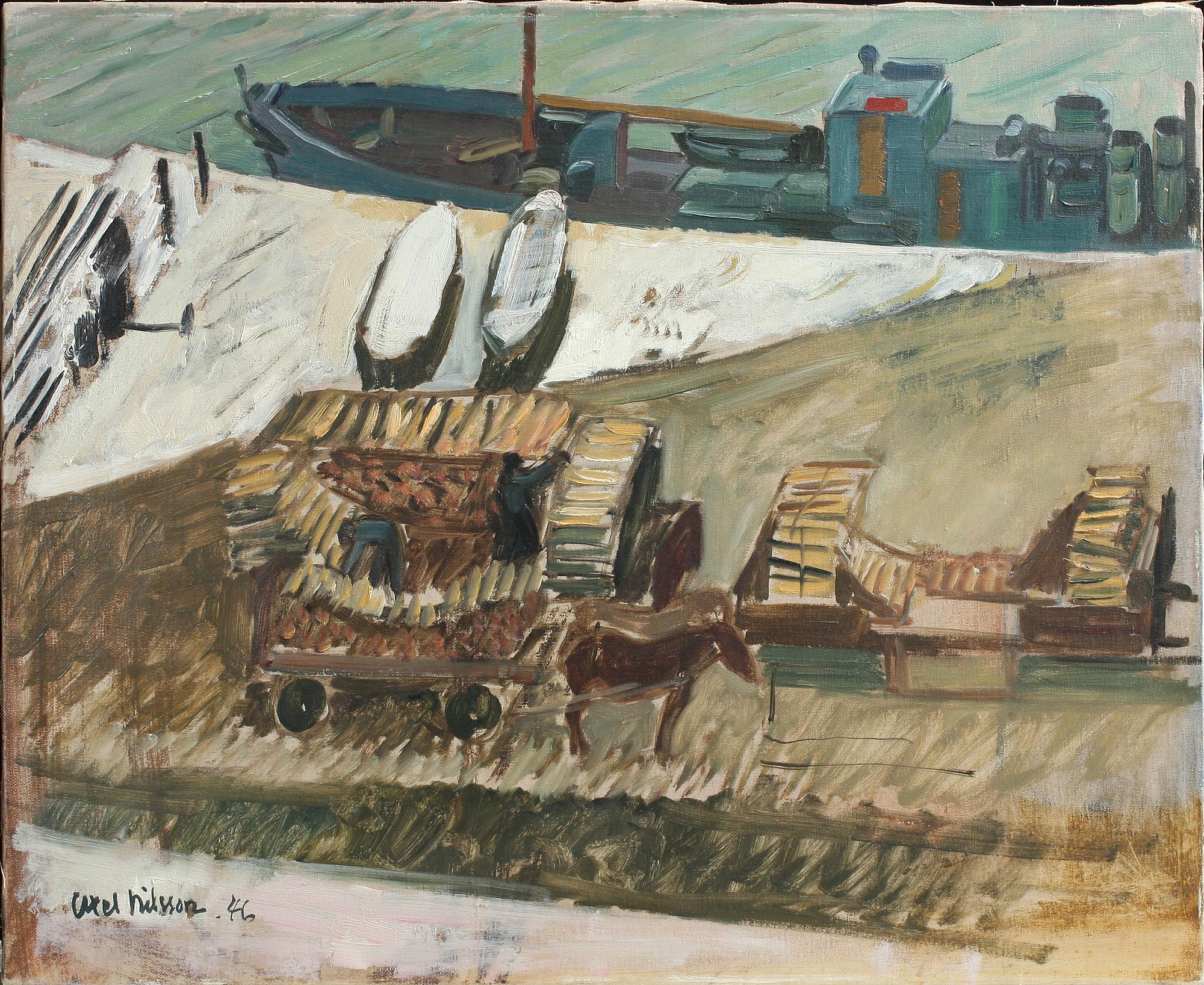 AXEL NILSSON, olja på duk, sign o dat -46.