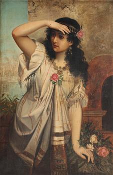 ANTON BRENTANO, tillskriven, olja på duk, sign.