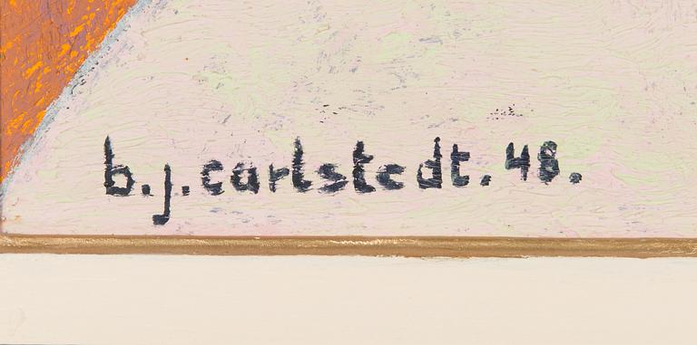 Birger Carlstedt, Kukkia maljakossa ikkunan äärellä.