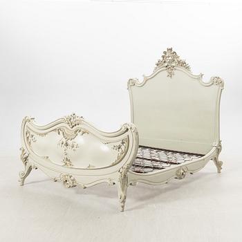 Säng Louis XV-stil L Malard Paris 1900-talets början.