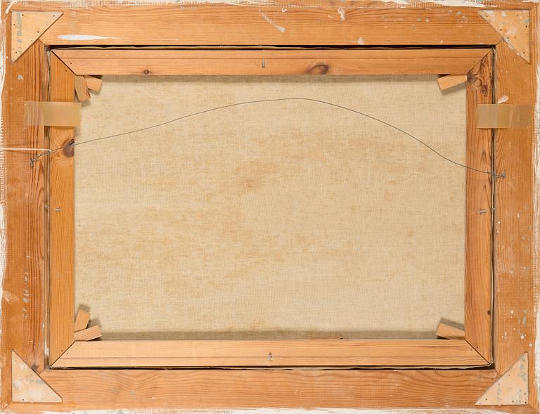 Ina Sjöström, olja på duk, signerad.