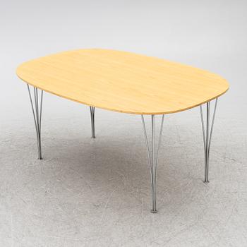 Bruno Mathsson, & Piet Hein, a 'Superellipse' dining table, Fritz Hansen, Denmark, 1982.