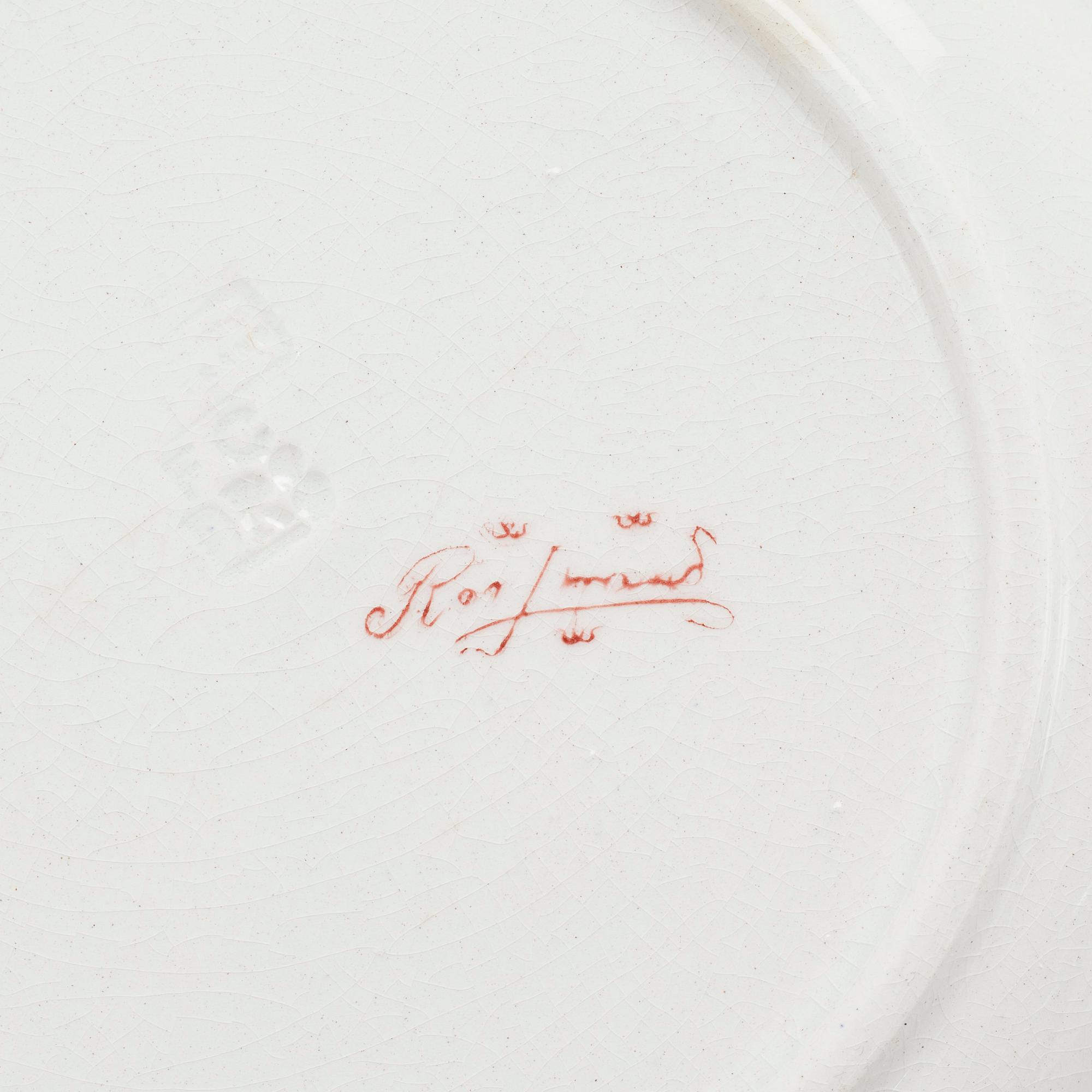 13 pieces of earthenware tableware from Rörstrand, first half of the 20th century.