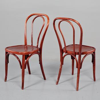 STOLAR, 9 st, Thonet-typ, 1900-talets andra hälft.