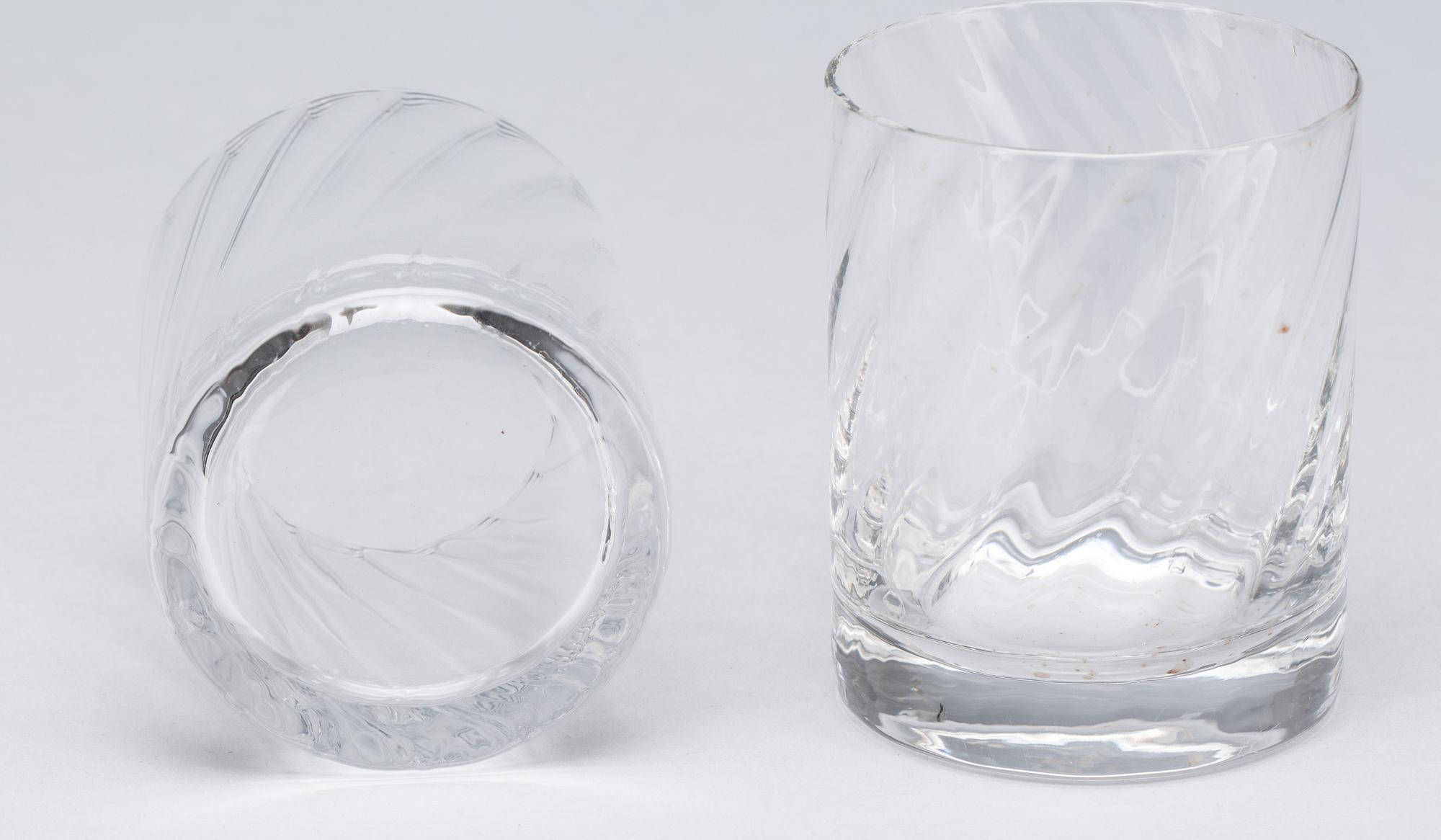 WHISKYGLAS, 11 st, "Helena", Orrefors.