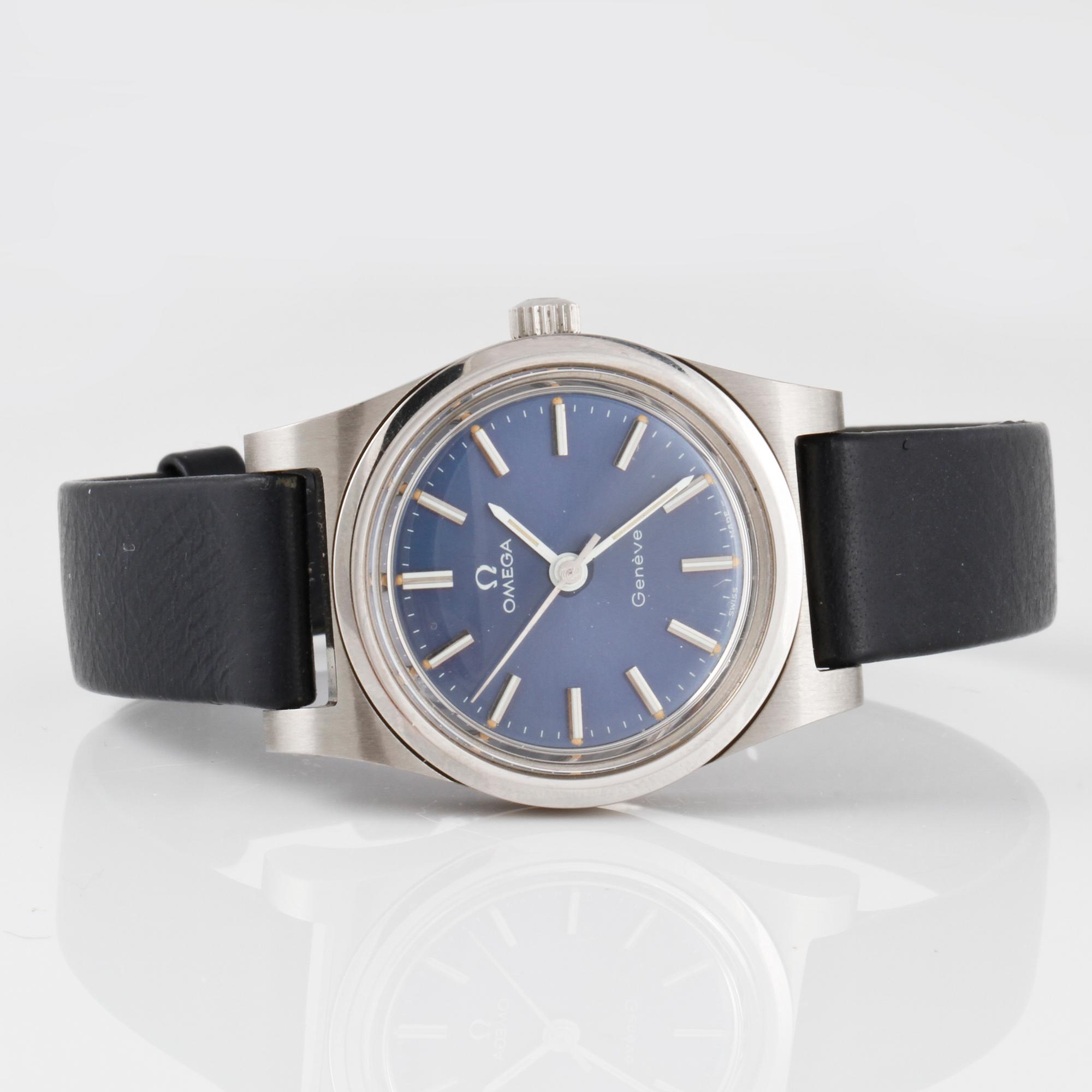 ARMBANDSUR, dam, stål, Omega.