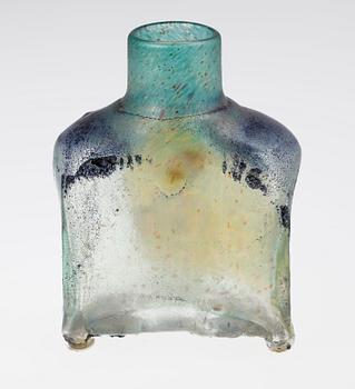 FLASKA, glas, Bertil Vallien, Boda Unik. Numr 4374.