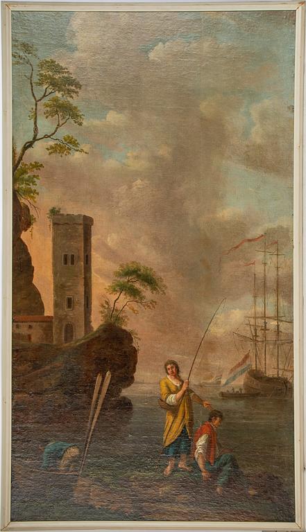 Wall painting, 5, early 19th Century, oil on canvas/panel.