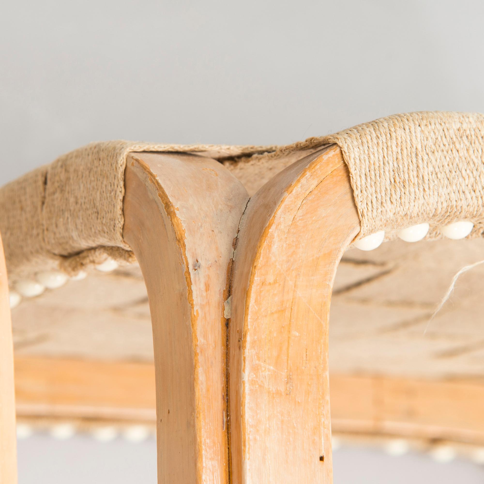 Alvar Aalto, a set of four mid-20th century 'Y61' stools for Artek.