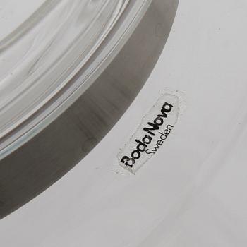 A glass tea pot on rechaud by Signe Persson-Melin for Boda Nova, second half of the 20th century.