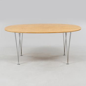 A dining table by Bruno Mathsson and Piet Hein, model "Superellips" for Mathsson Internation, late 20th century.