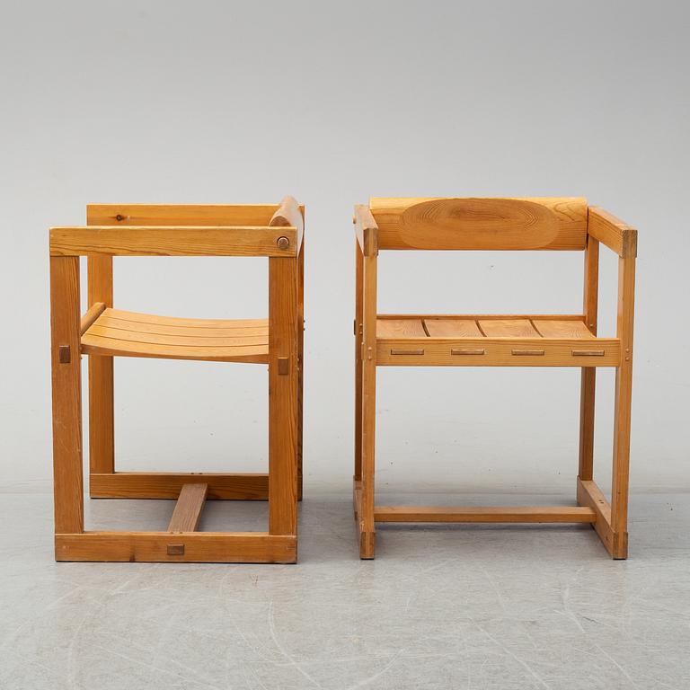 Four '313' chairs by Edvin Helseth, from the 'Trybo series, produced by Trybo and Strange Bruk.