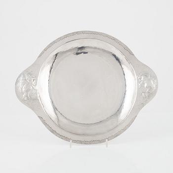A Swedish Silver Dish, mark of Atle Sylvén, Stockholm 1938.