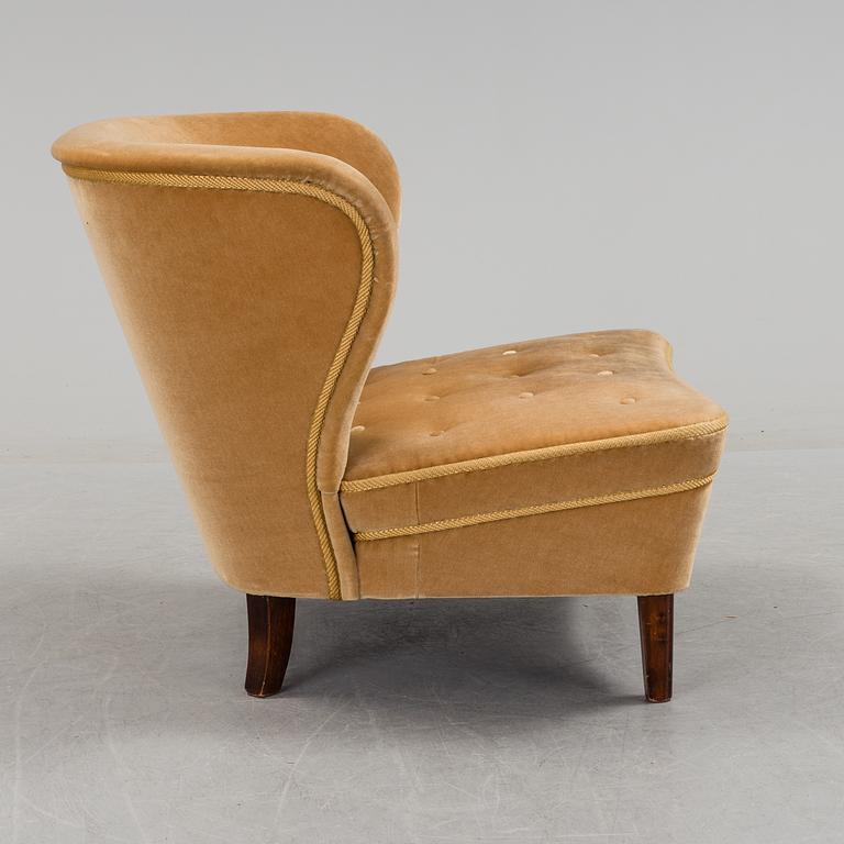 A 1950s easy chair by Gösta Jonsson, Jönköping, Sweden.