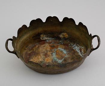 GLASSKÖLJARE, argent haché, 1700-/1800-tal.