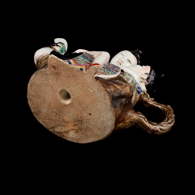 KANNA, porslin, orientalisk, 1900-tal.