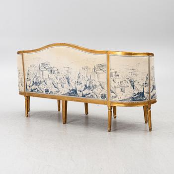Sofa, Gustavian style, second half of the 19th century.