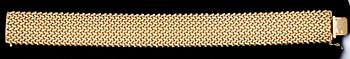 ARMBAND, 14K guld, Italien, importstämplar Faber Art. Vikt 40,7 g.