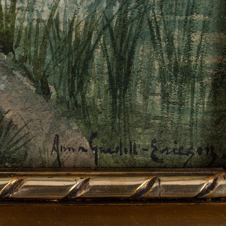 ANNA GARDELL-ERICSON, watercolour, signed.