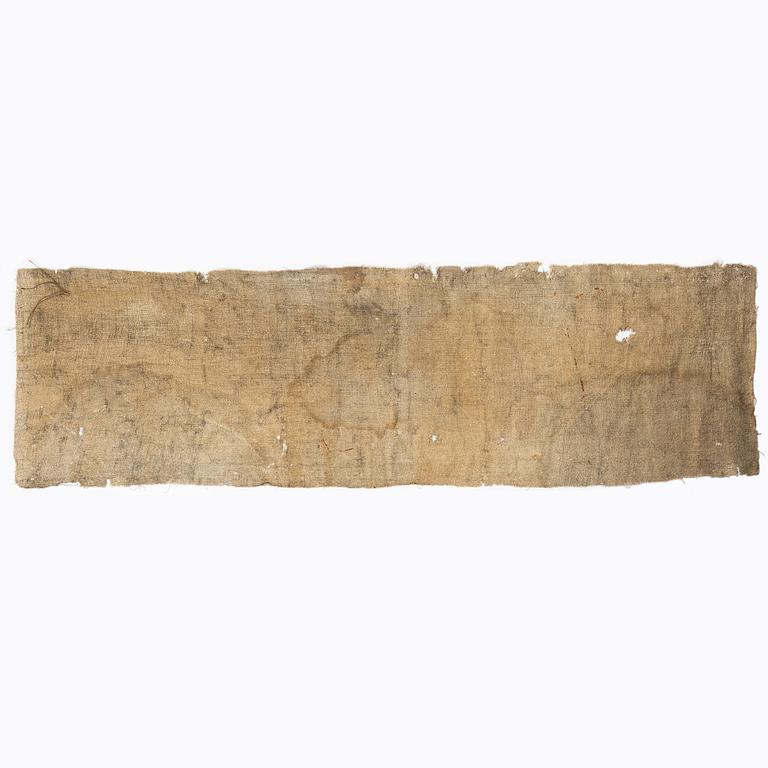 Textile painting, part of, Småland, 19th century.