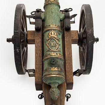 Modellkanon, Svensk Metallkonst AB, Karlskrona, 1900-talets andra hälft.