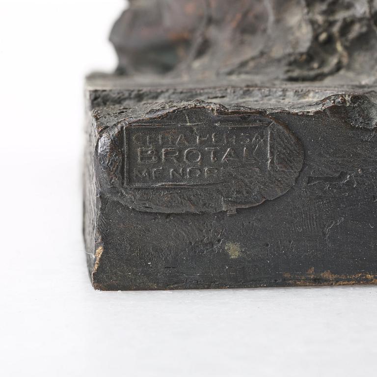 SIVERT LINDBLOM, a bronze sculpture, bronze dark patina, signed SL. and numbered 2/5.